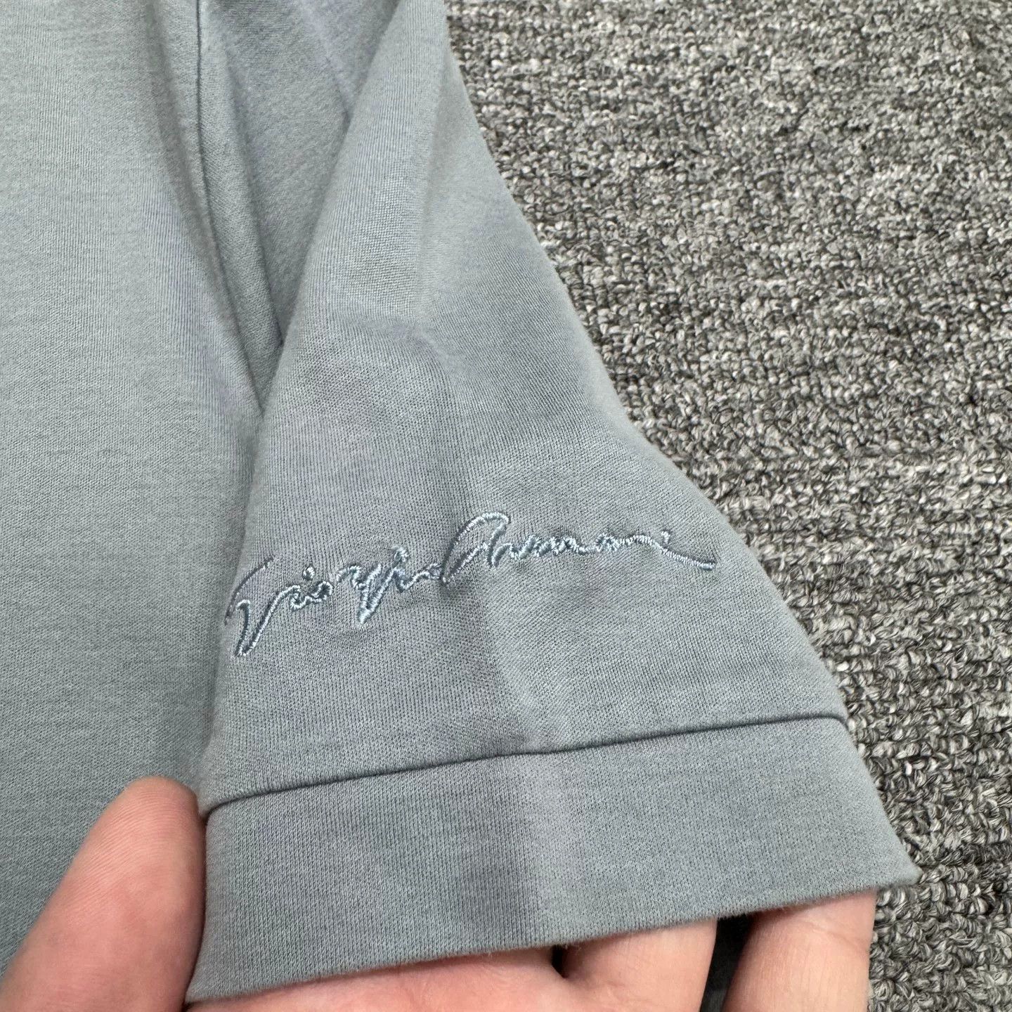 Giorgio Armani Giorgio Armani Embroidered Logo T-Shirt Size M Size US M / EU 48-50 / 2 - 3 Thumbnail