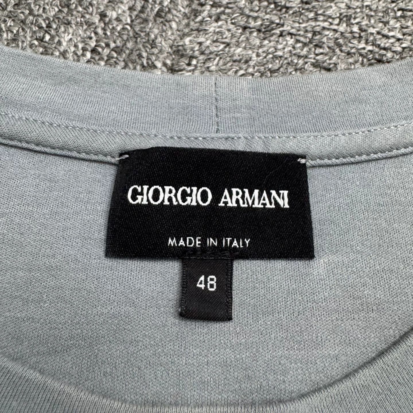 Giorgio Armani Giorgio Armani Embroidered Logo T-Shirt Size M Size US M / EU 48-50 / 2 - 4 Thumbnail