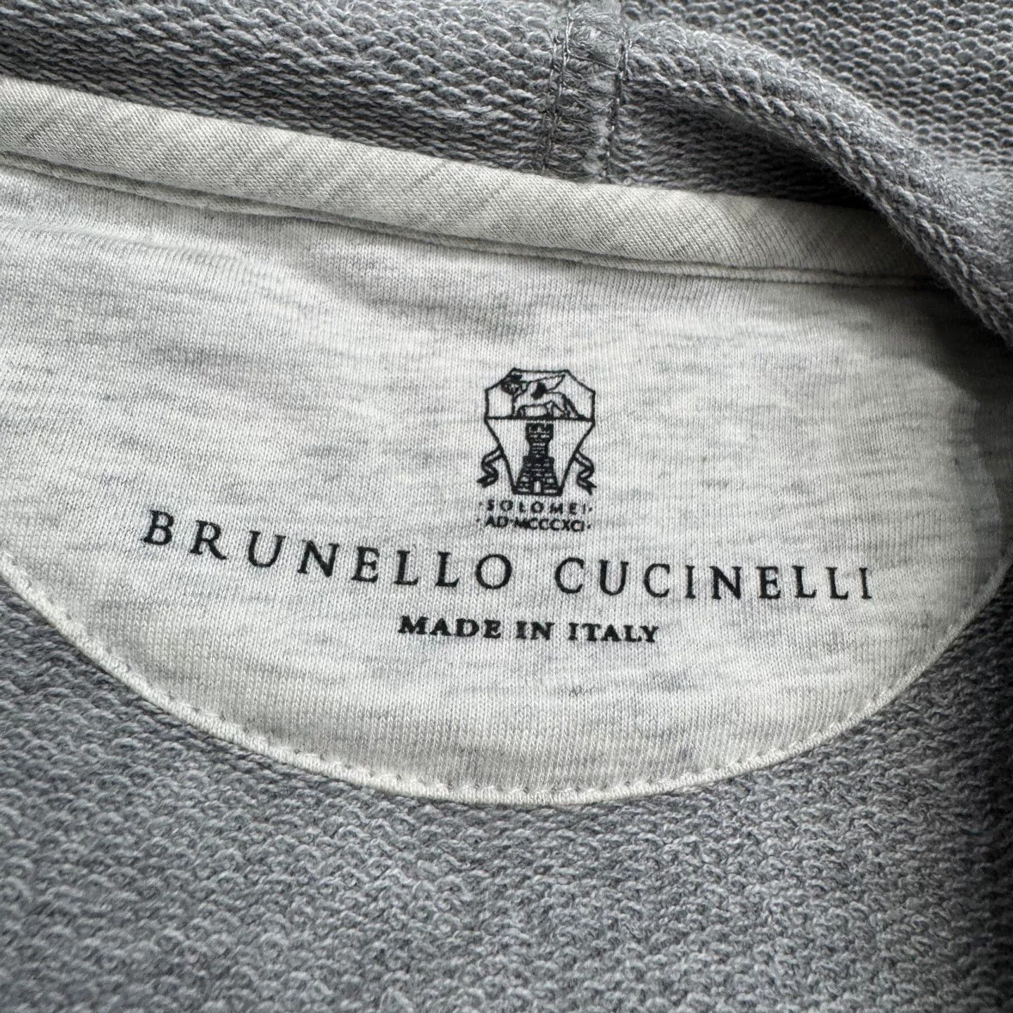Brunello Cucinelli Brunello Cucinelli Logo Embroidery Hoodie Size 3XL Size US XXL / EU 58 / 5 - 4 Thumbnail