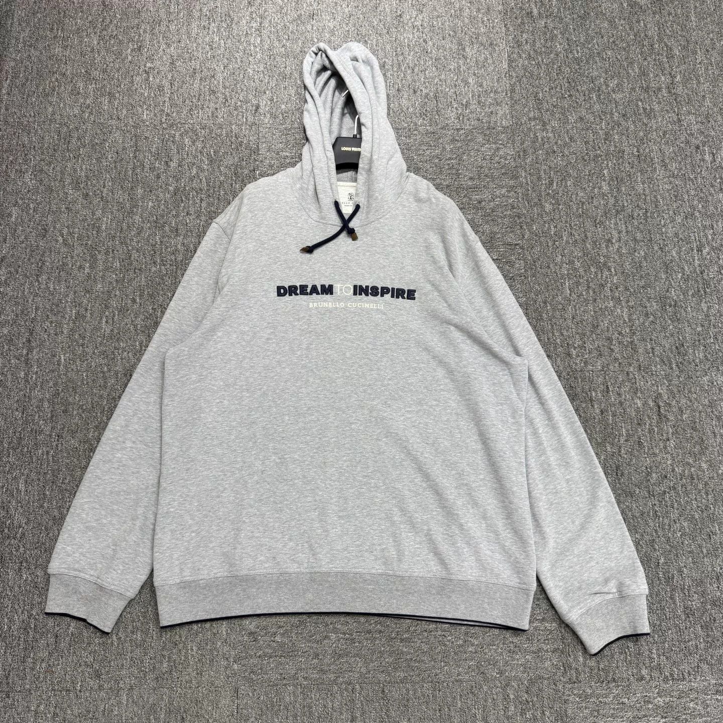 Brunello Cucinelli Brunello Cucinelli Logo Embroidery Hoodie Size 3XL Size US XXL / EU 58 / 5 - 2 Thumbnail