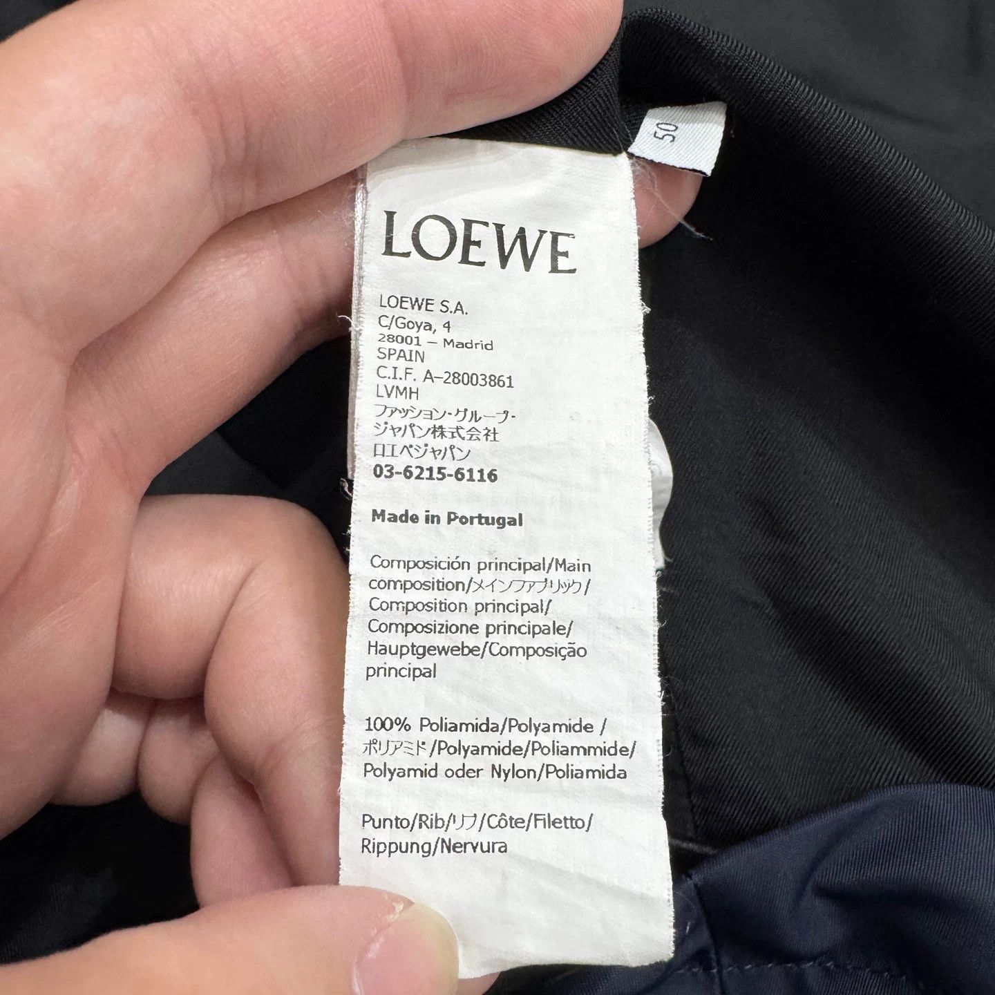 Loewe Loewe Nylon Light Jacket Size M Size US M / EU 48-50 / 2 - 4 Thumbnail