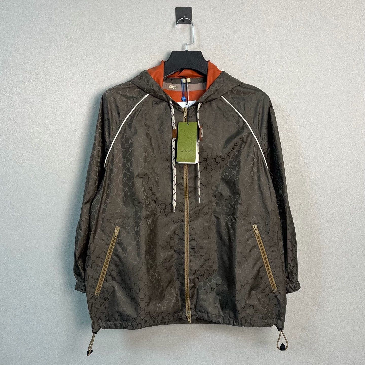 Gucci Gucci GG Jacquard Hooded Windbreaker Size 44 Size US S / EU 44-46 / 1 - 2 Thumbnail