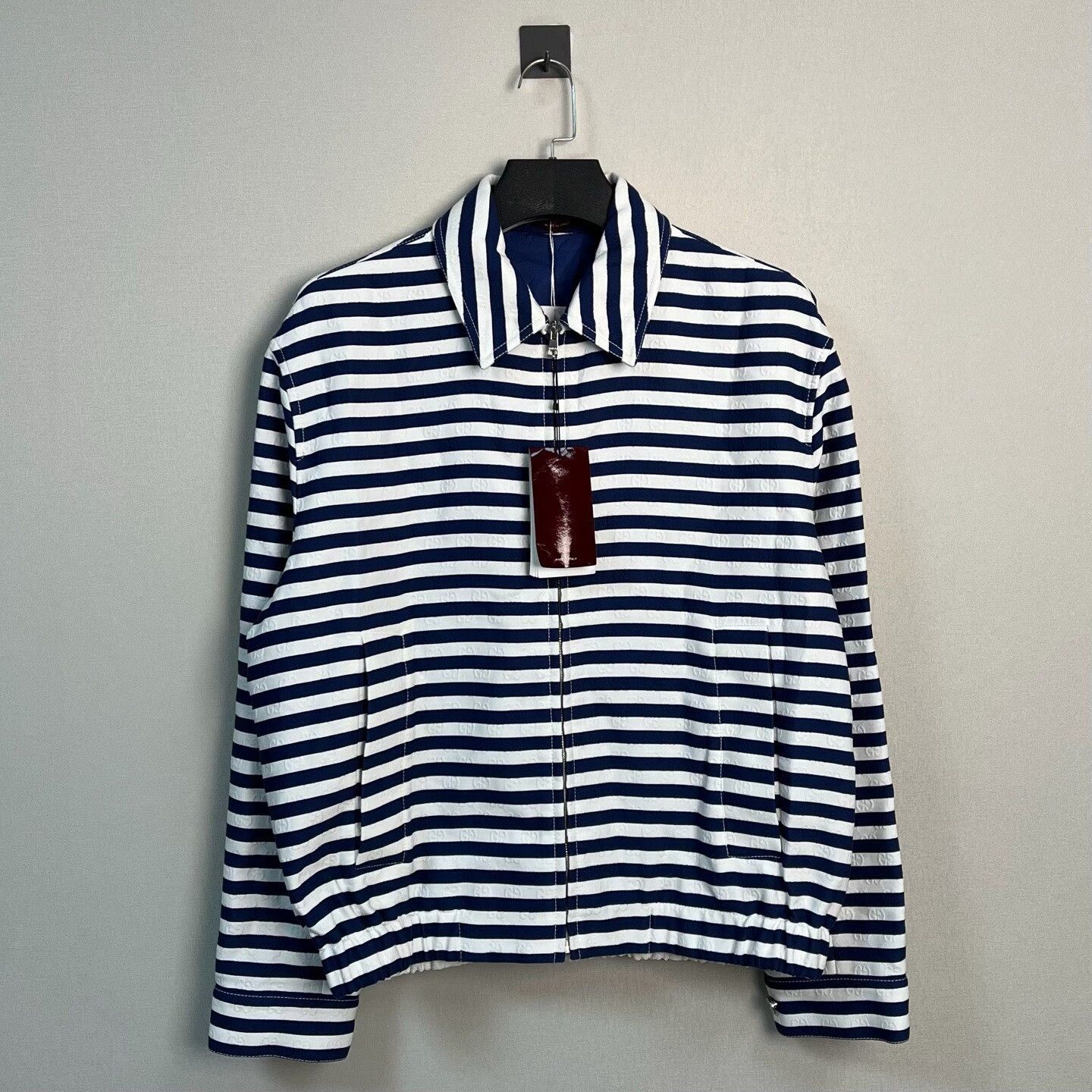 Gucci Gucci Striped Jacquard Zip-Up Jacket Size M Size US M / EU 48-50 / 2 - 2 Thumbnail