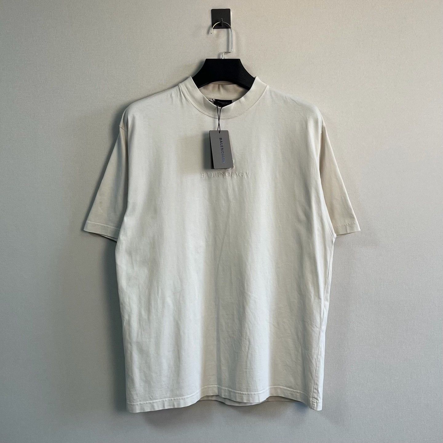Balenciaga Balenciaga Embroidered Logo T-Shirt Size S Size US S / EU 44-46 / 1 - 2 Thumbnail