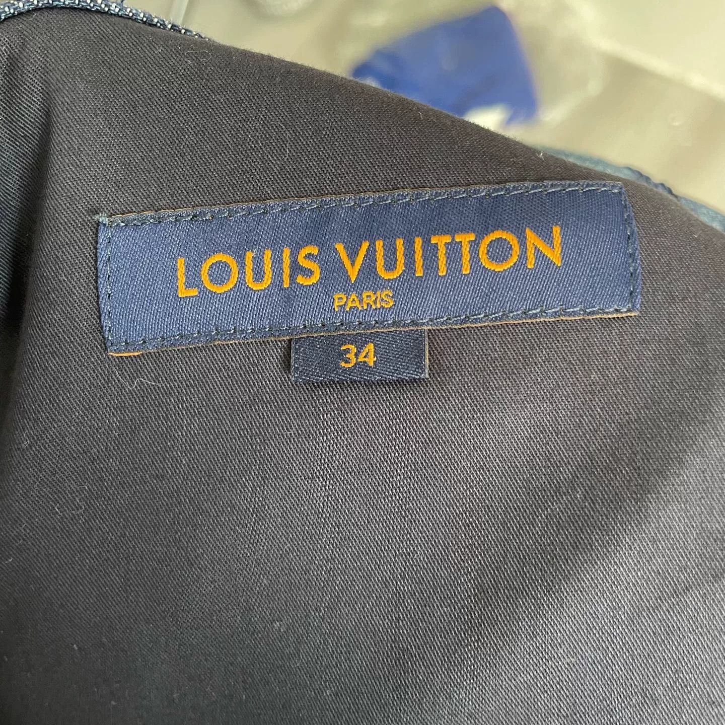 Louis Vuitton Louis Vuitton Checkered Denim Jeans Size 34 Size US 34 / EU 50 - 4 Thumbnail