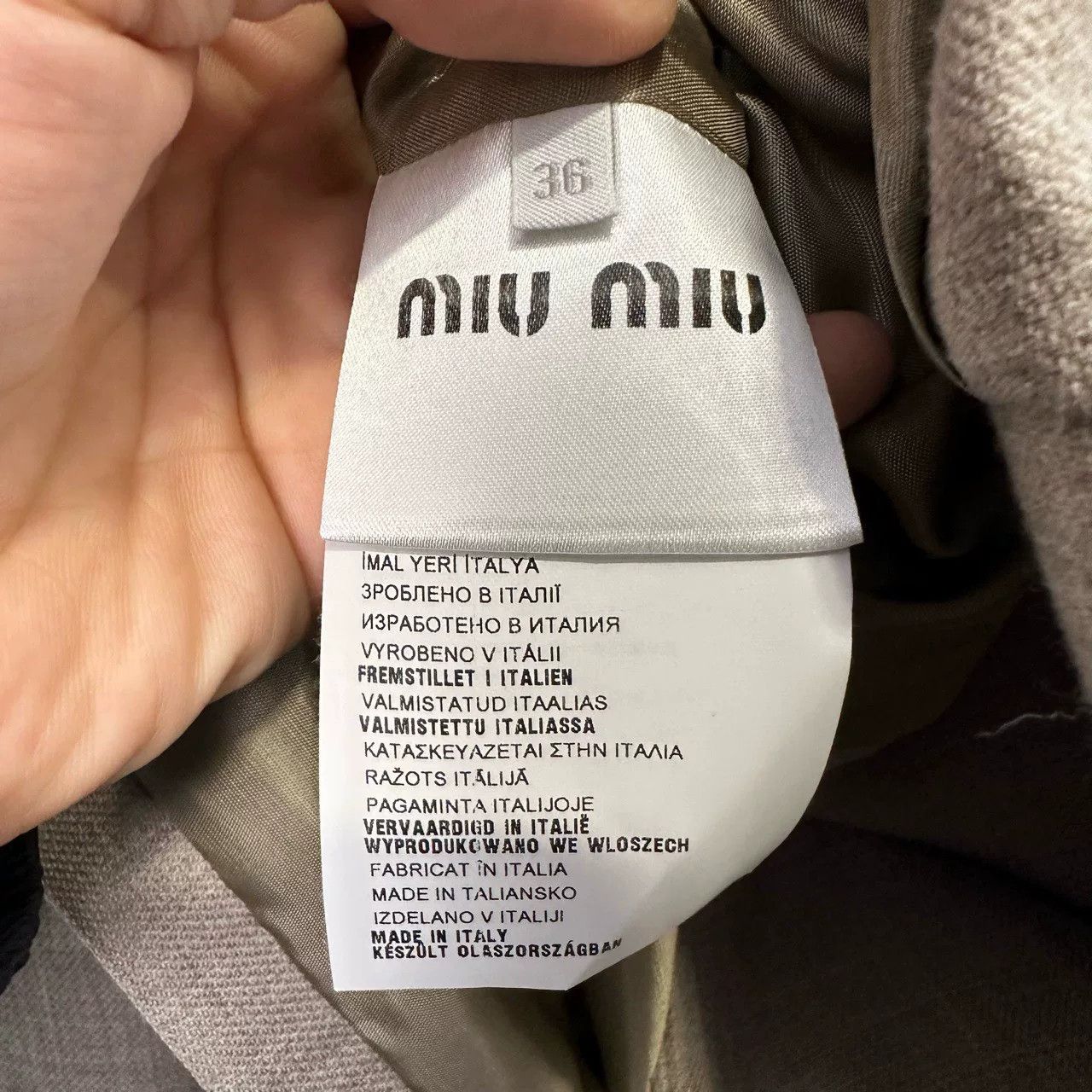 Miu Miu Miu Miu Classic Blazer Size 36 Size XS / US 0-2 / IT 36-38 - 5 Thumbnail