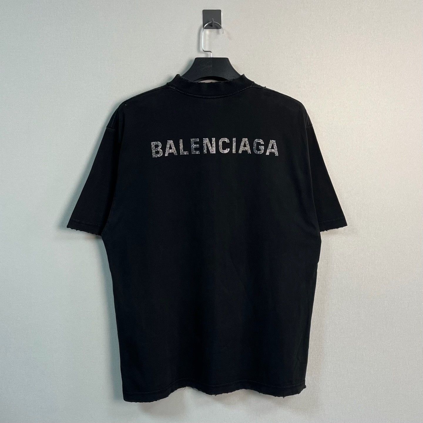 Balenciaga Balenciaga Rhinestone Logo T-Shirt Size M Size US M / EU 48-50 / 2 - 2 Thumbnail