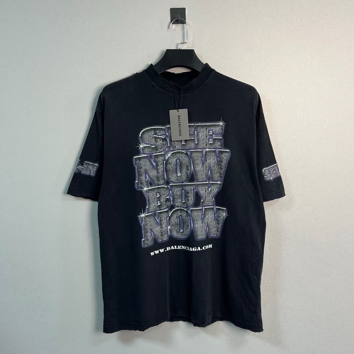 Balenciaga Balenciaga Diamond Graphic T-Shirt Size S Size US S / EU 44-46 / 1 - 2 Thumbnail