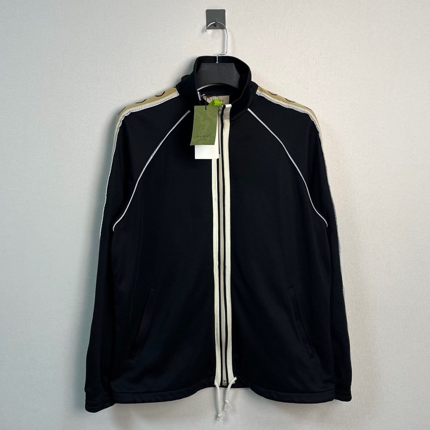 Gucci Gucci Logo Tape Track Jacket Size L Size US L / EU 52-54 / 3 - 2 Thumbnail