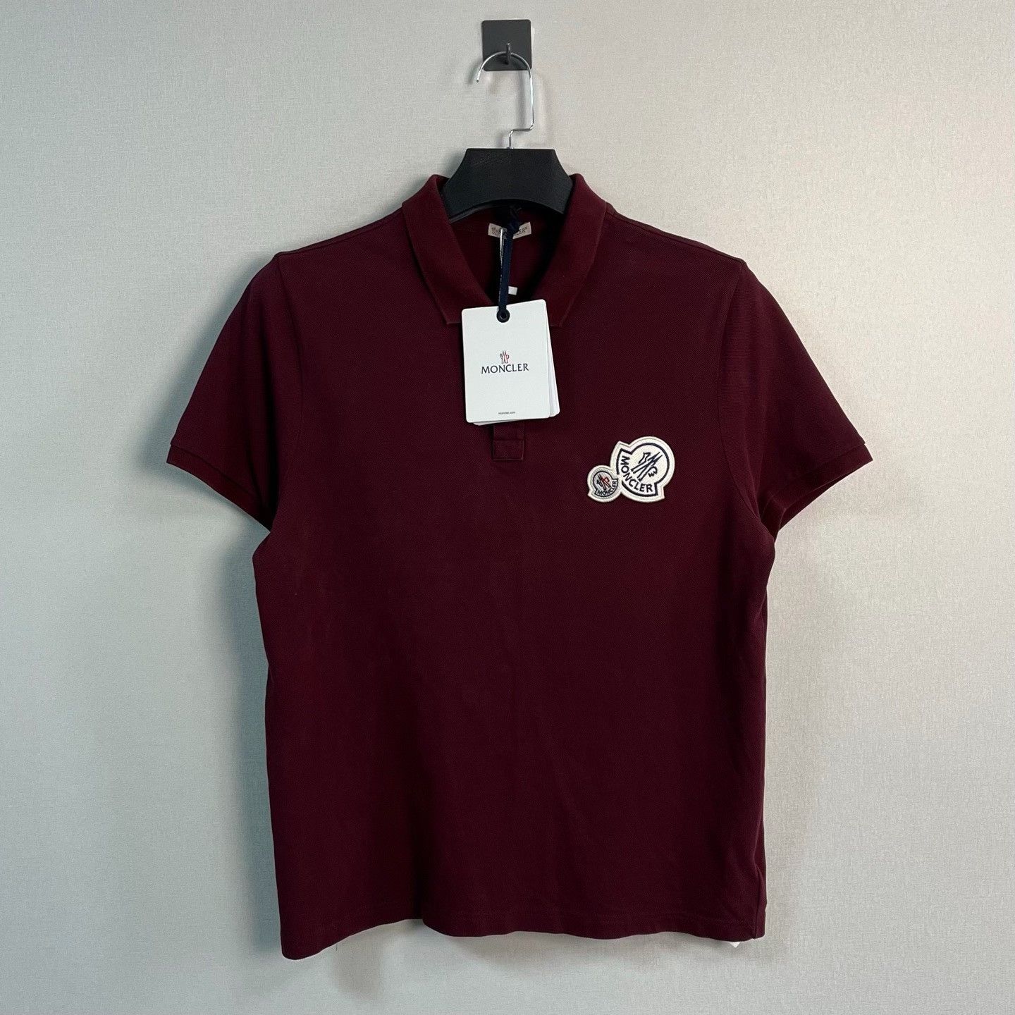 Moncler Moncler Logo Patch Polo Shirt Size XL Size US XL / EU 56 / 4 - 2 Thumbnail