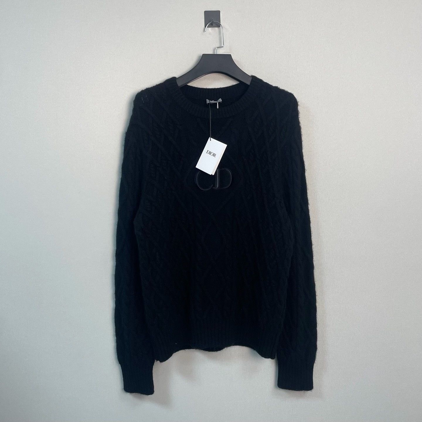 Dior Dior CD Embroidery Knit Sweater Size XL Size US XL / EU 56 / 4 - 2 Thumbnail