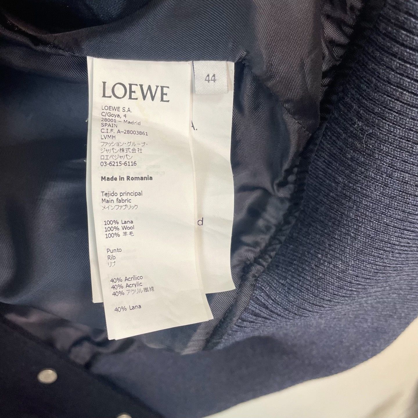 Loewe Loewe Wool Bomber Jacket Size S Size US S / EU 44-46 / 1 - 5 Thumbnail