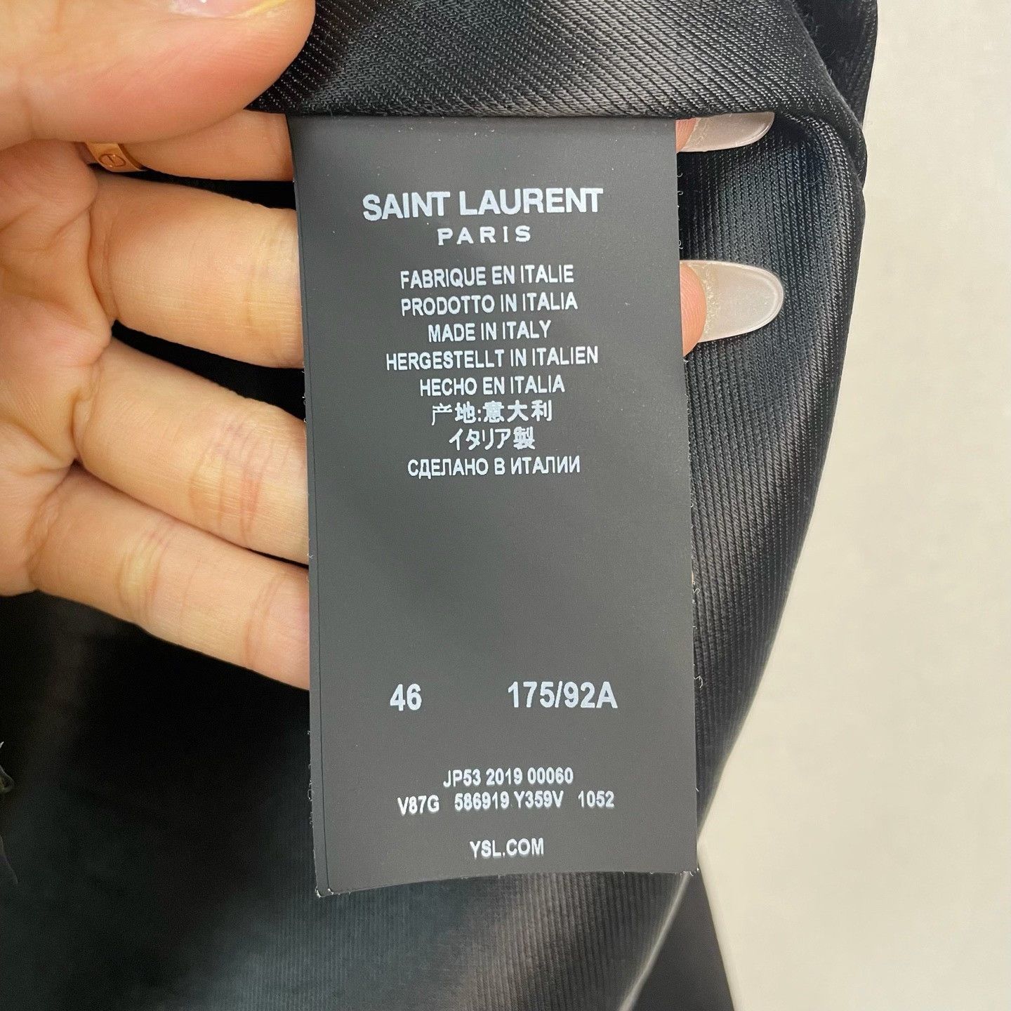 Saint Laurent Paris Saint Laurent Polka Dot Bomber Jacket Size 46 Size US S / EU 44-46 / 1 - 5 Thumbnail