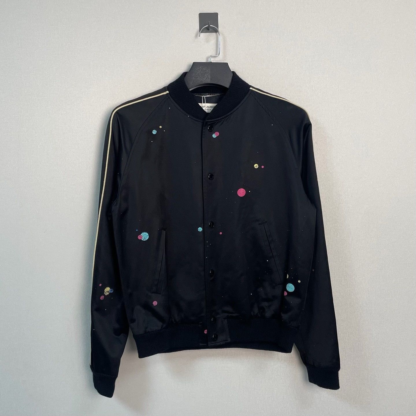 Saint Laurent Paris Saint Laurent Polka Dot Bomber Jacket Size 46 Size US S / EU 44-46 / 1 - 2 Thumbnail
