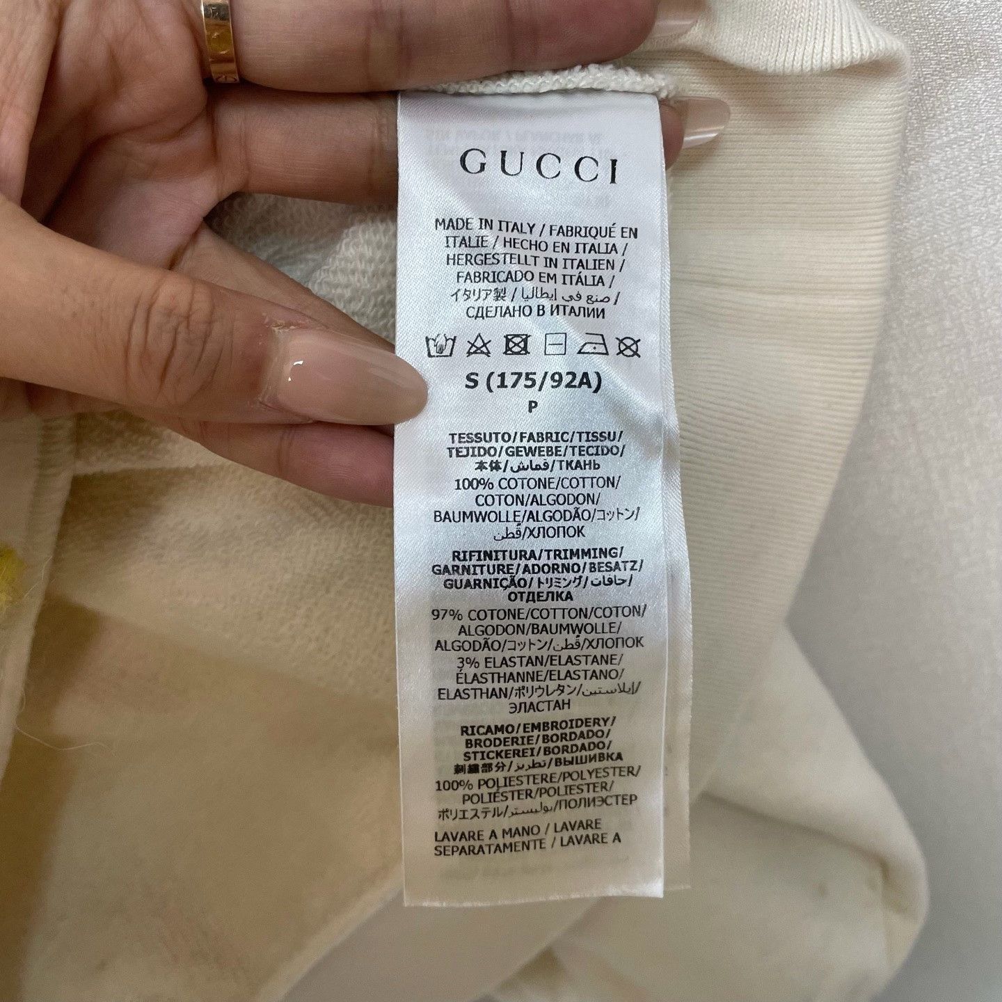 Gucci Gucci Logo Print Hoodie Size S Size US S / EU 44-46 / 1 - 5 Thumbnail