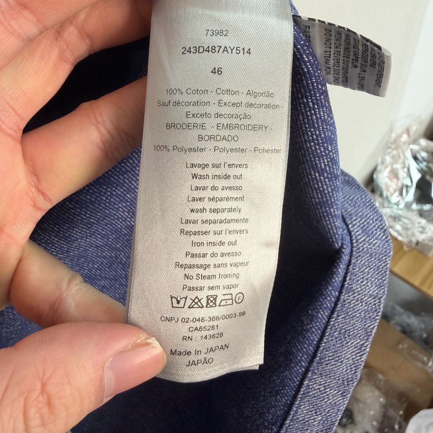 Dior Dior Star Embroidery Denim Jacket Size S Size US S / EU 44-46 / 1 - 5 Thumbnail