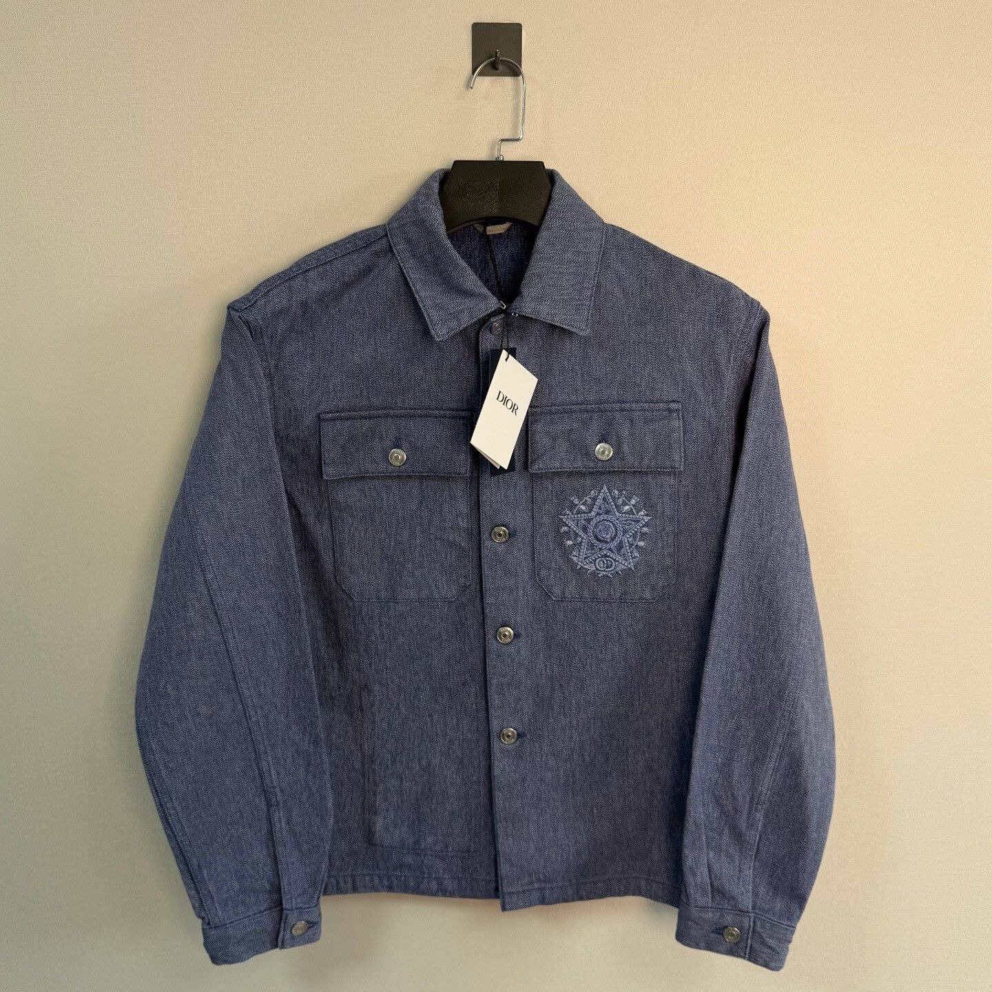 Dior Dior Star Embroidery Denim Jacket Size S Size US S / EU 44-46 / 1 - 2 Thumbnail