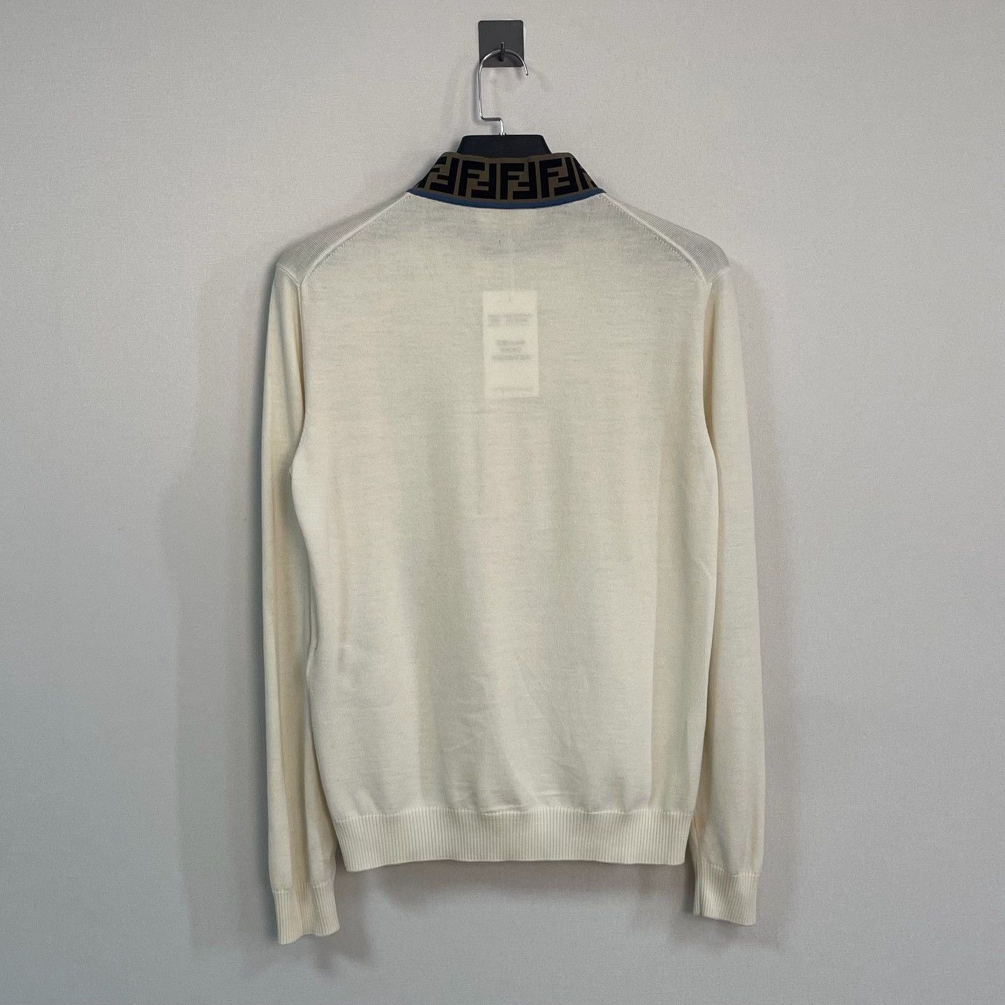Fendi Fendi FF Logo Collar Knit Sweater Size M Size US M / EU 48-50 / 2 - 3 Thumbnail