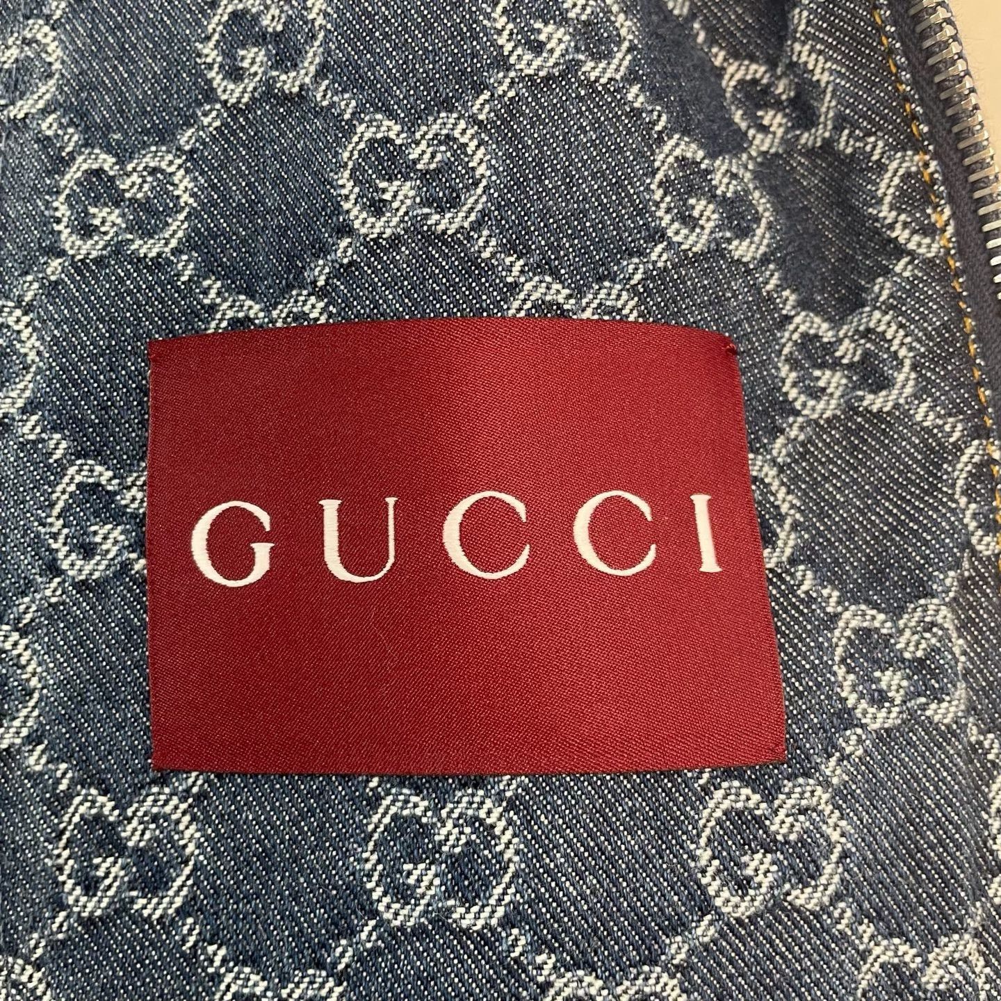 Gucci Gucci Monogram Denim Jacket Size US XS / EU 42 Size US XS / EU 42 / 0 - 4 Thumbnail