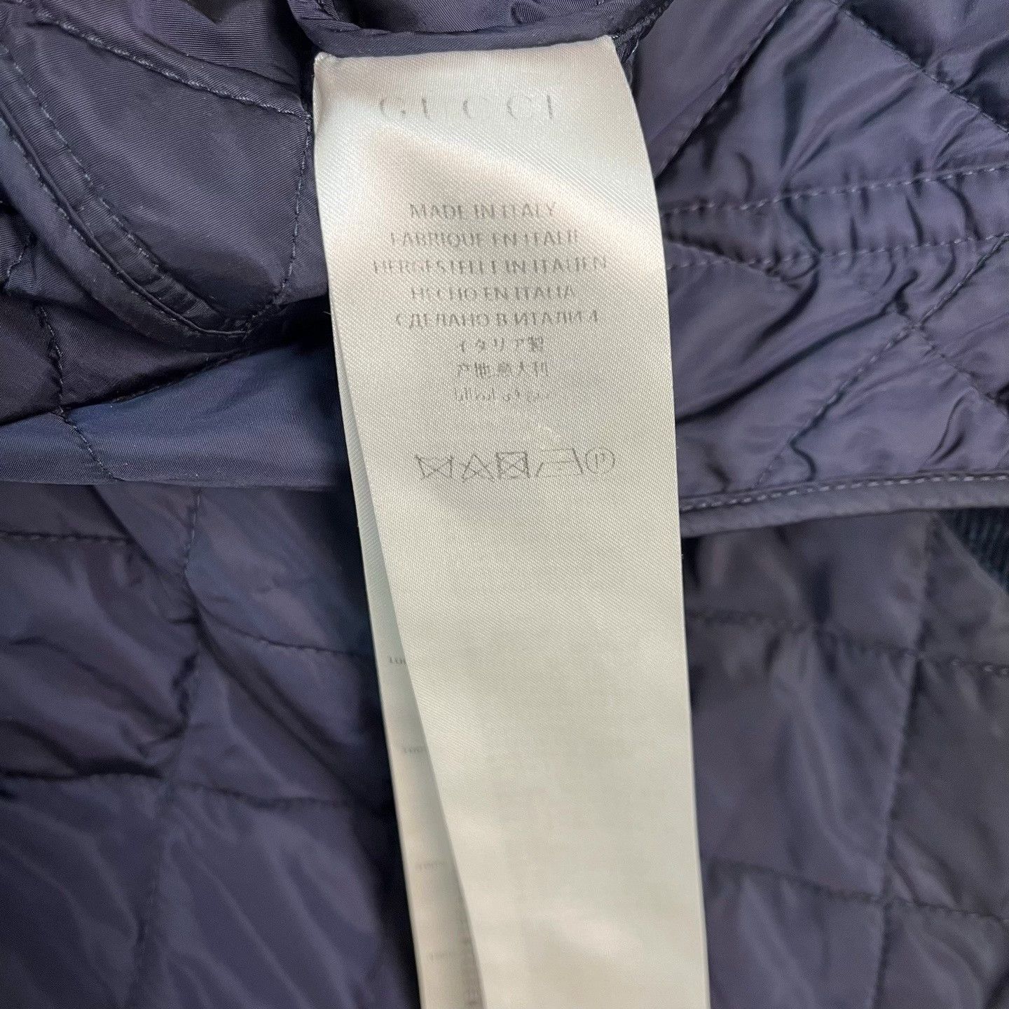 Gucci Gucci Bee Emblem Quilted Jacket Size 50 Size US M / EU 48-50 / 2 - 5 Thumbnail