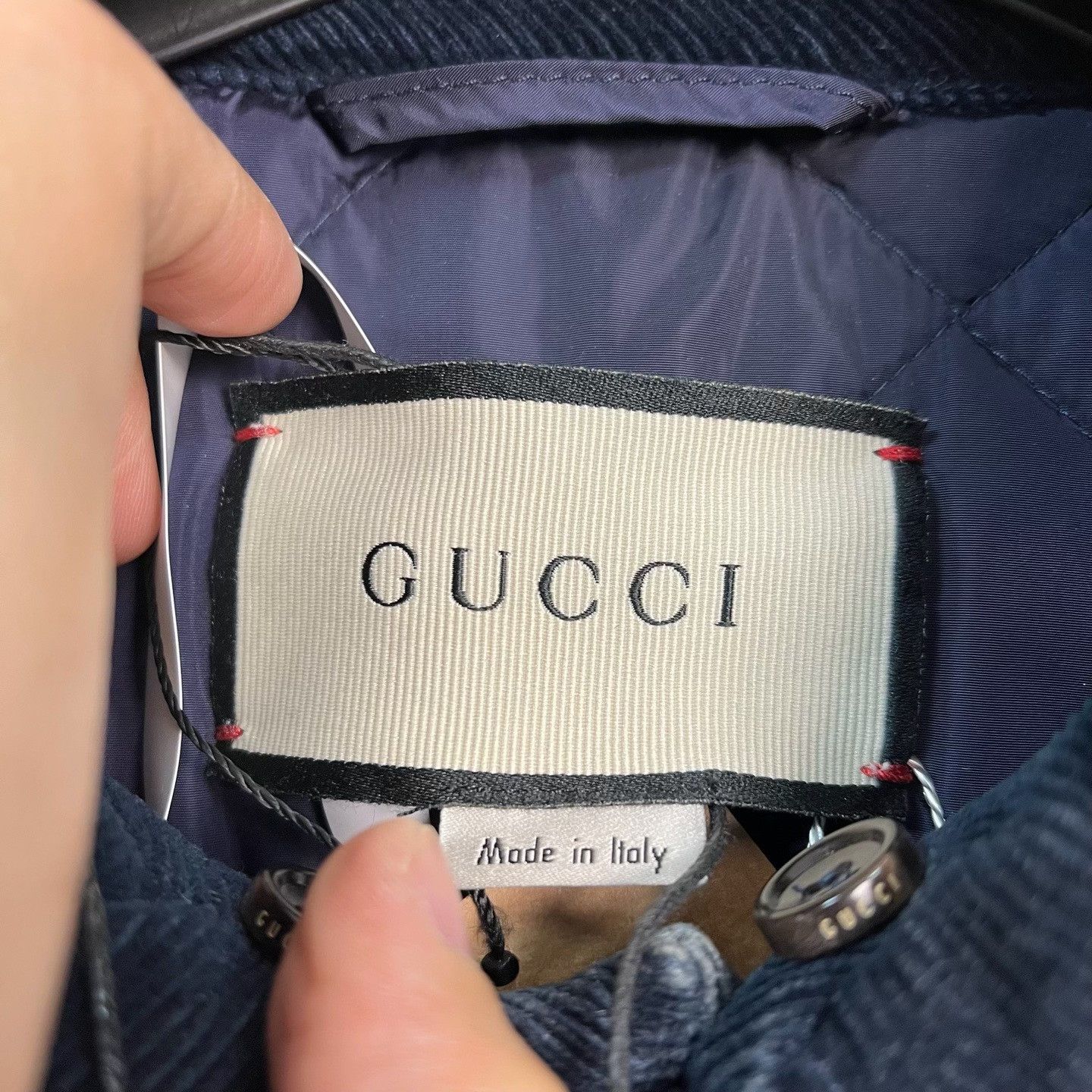 Gucci Gucci Bee Emblem Quilted Jacket Size 50 Size US M / EU 48-50 / 2 - 4 Thumbnail