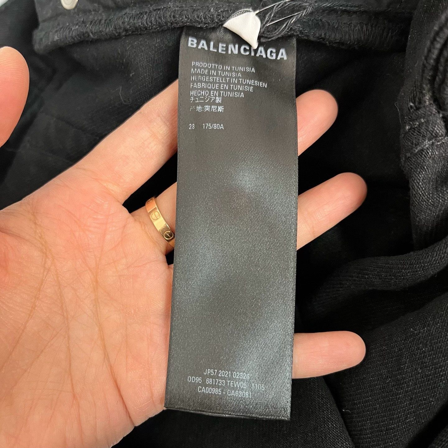 Balenciaga Balenciaga Black Denim Jeans US 28 Size US 28 / EU 44 - 5 Thumbnail