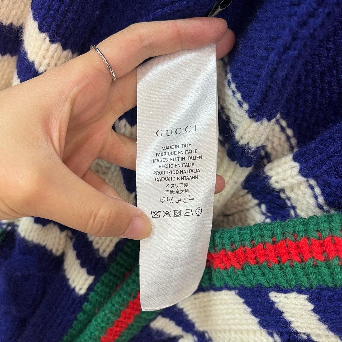 Gucci Gucci Logo Knit Cardigan Size XS Size US XS / EU 42 / 0 - 5 Thumbnail