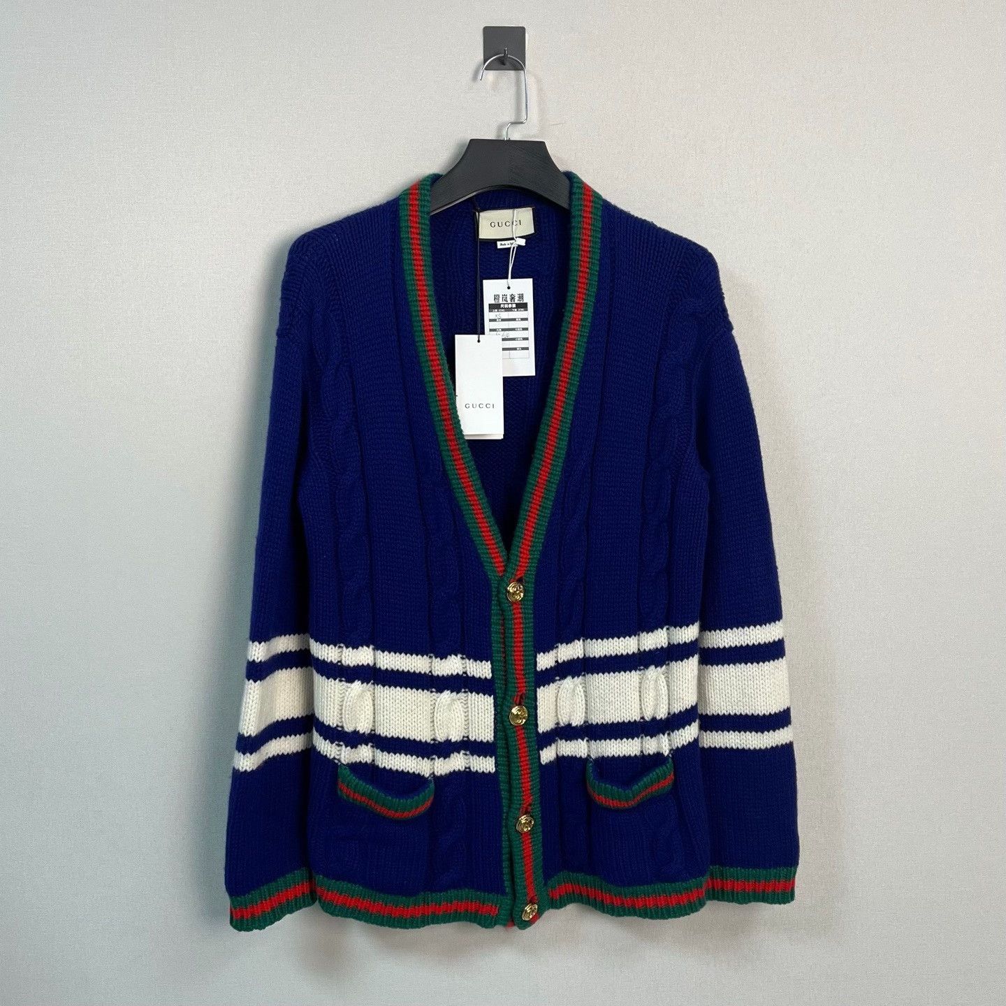 Gucci Gucci Logo Knit Cardigan Size XS Size US XS / EU 42 / 0 - 2 Thumbnail