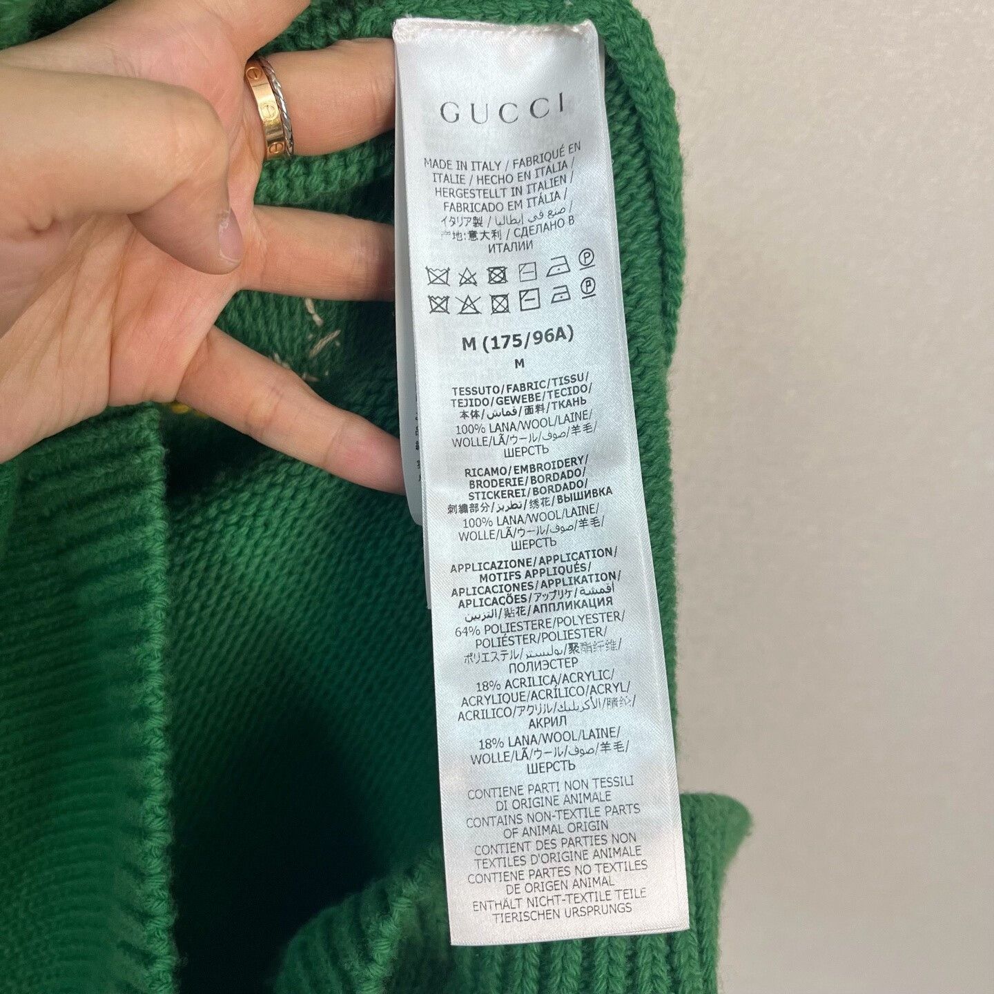 Gucci Gucci Zodiac Knit Cardigan Size M Size US M / EU 48-50 / 2 - 5 Thumbnail
