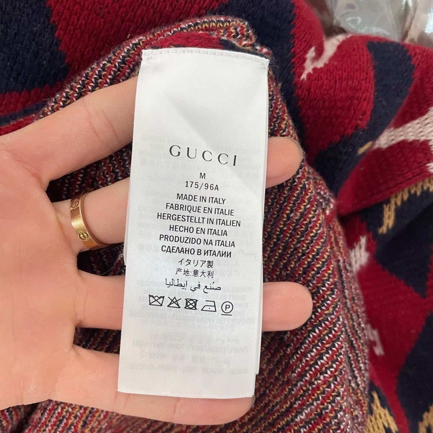 Gucci Gucci Horse Jacquard Cardigan Size M Size US M / EU 48-50 / 2 - 5 Thumbnail