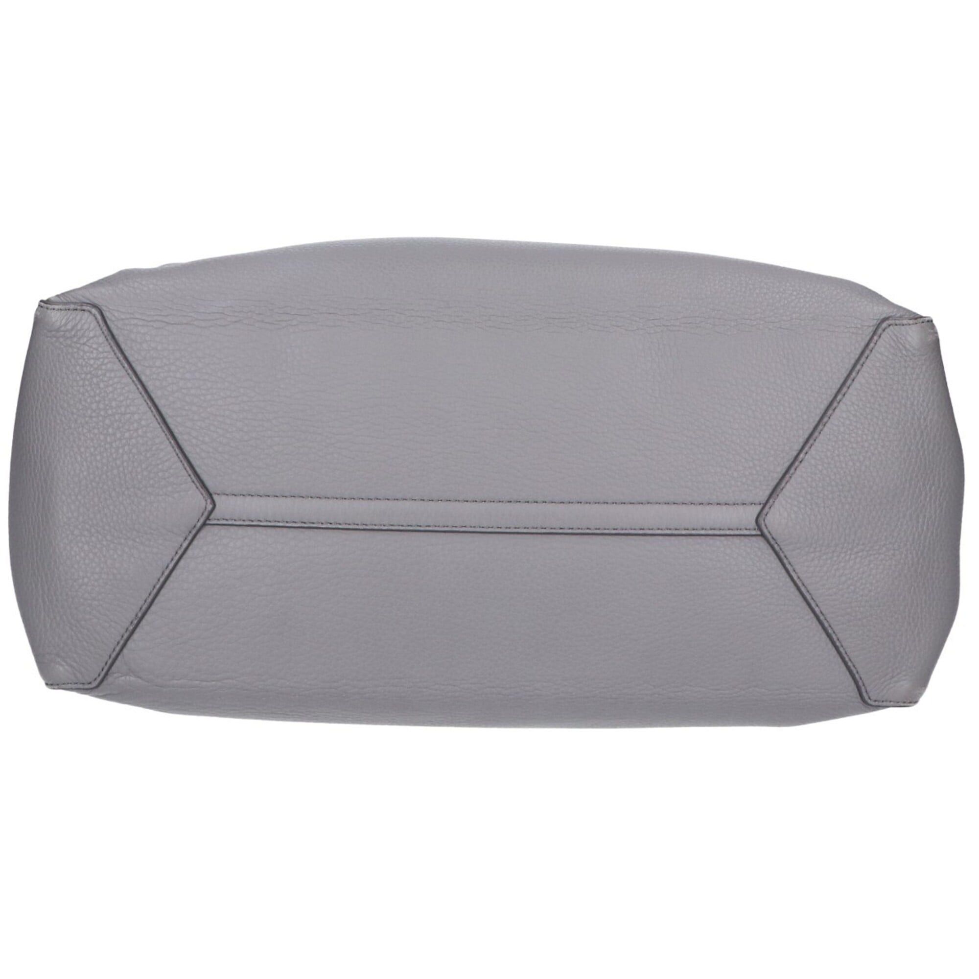 Tiffany & Co. TIFFANY&Co. Tiffany Leather 2-Way Handbag/Shoulder Bag/Tote Bag, Gray, Women's Size ONE SIZE - 5 Thumbnail