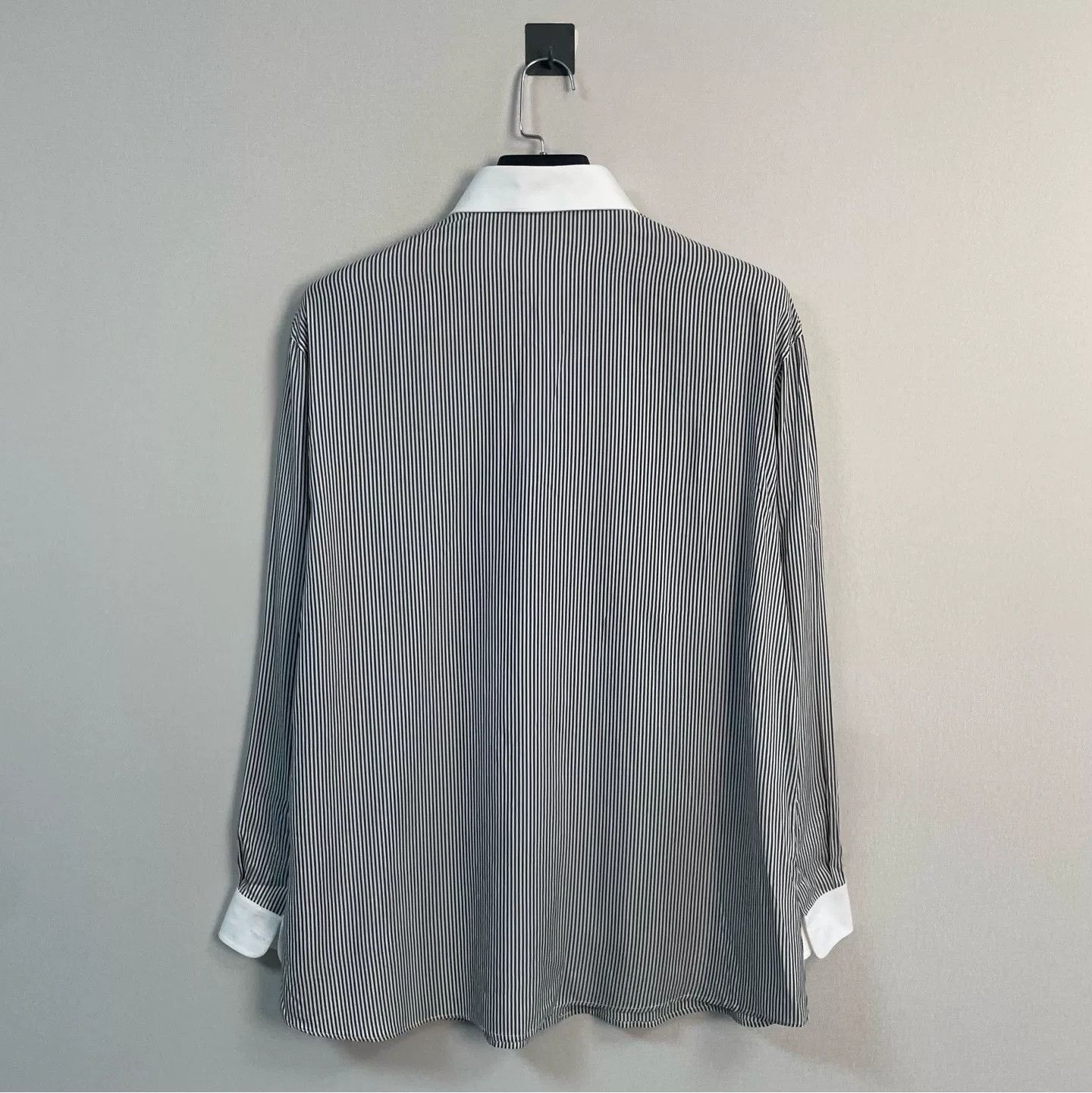 Celine CELINE Striped Button Up Shirt Size M Size US M / EU 48-50 / 2 - 3 Thumbnail