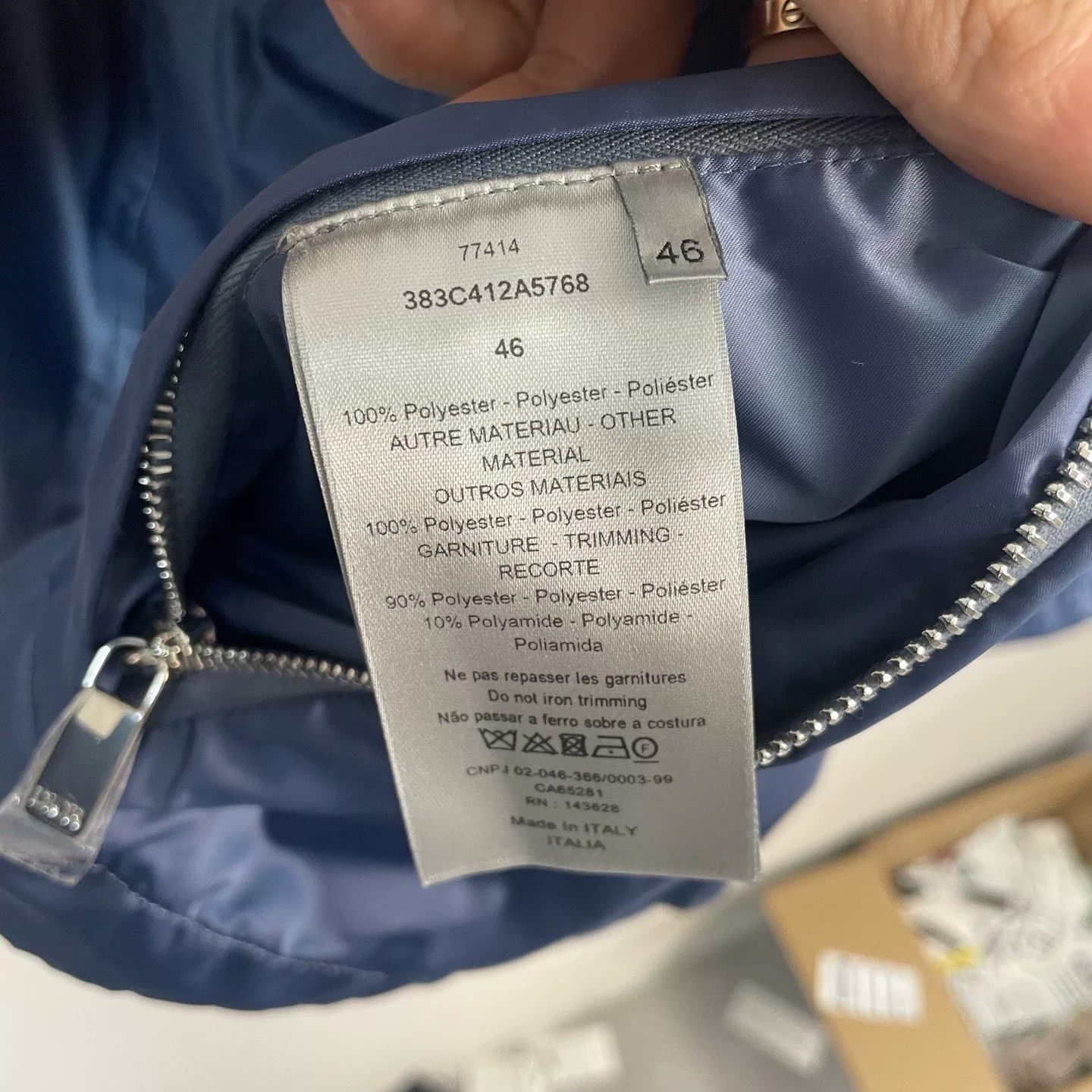 Dior Dior Logo Half-Zip Jacket Size S Size US S / EU 44-46 / 1 - 5 Thumbnail