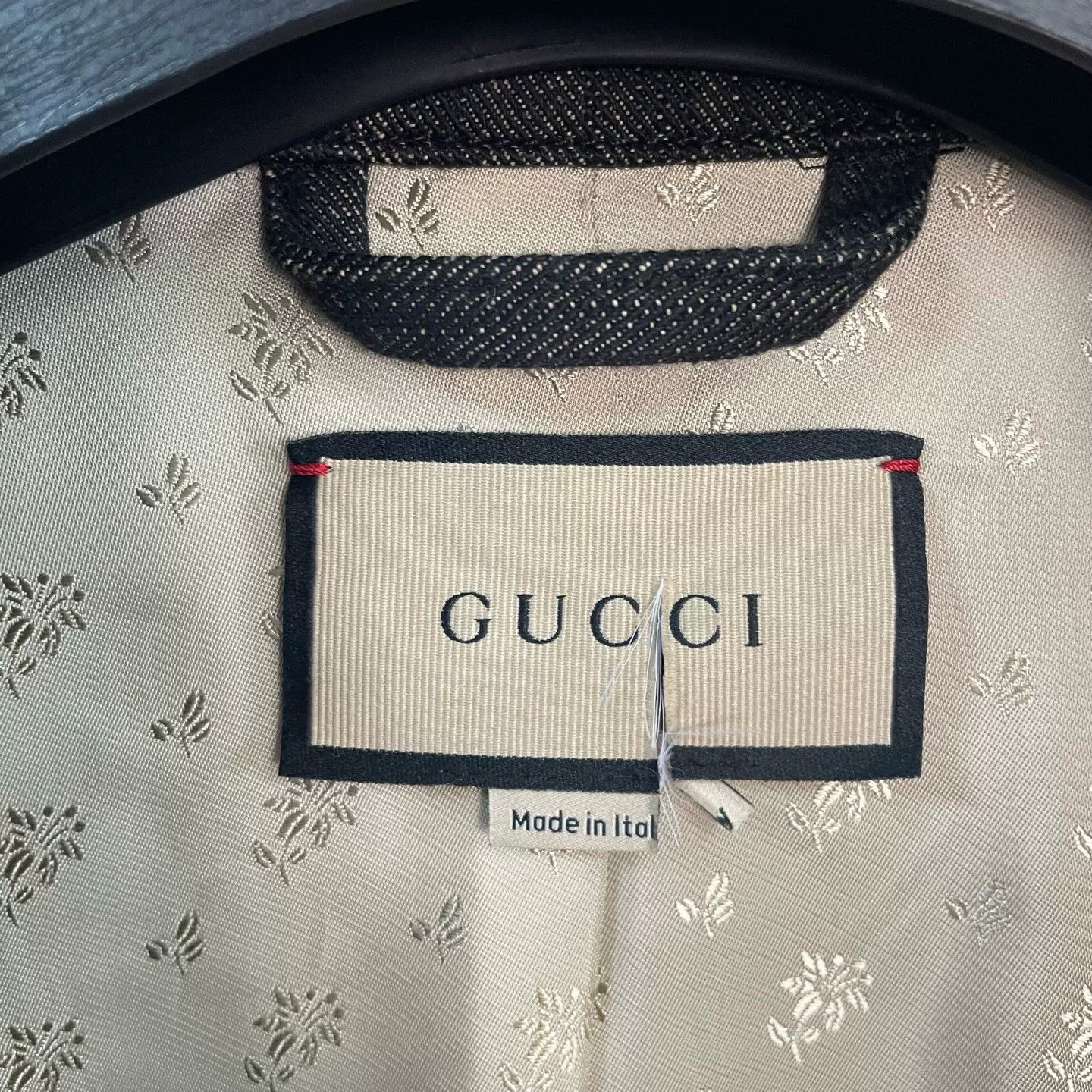 Gucci Gucci Monogram Denim Jacket Size S Size US S / EU 44-46 / 1 - 4 Thumbnail