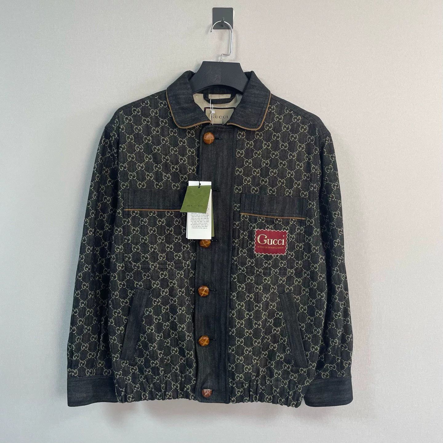 Gucci Gucci Monogram Denim Jacket Size S Size US S / EU 44-46 / 1 - 2 Thumbnail