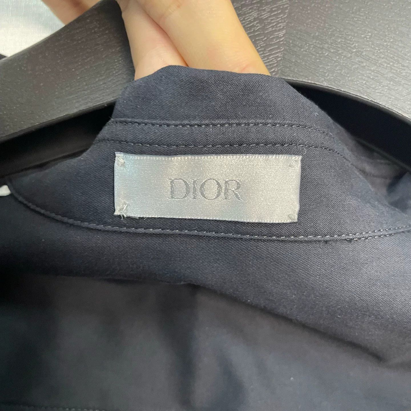Dior Dior x Sacai Embroidered Logo Shirt Size M Size US M / EU 48-50 / 2 - 4 Thumbnail