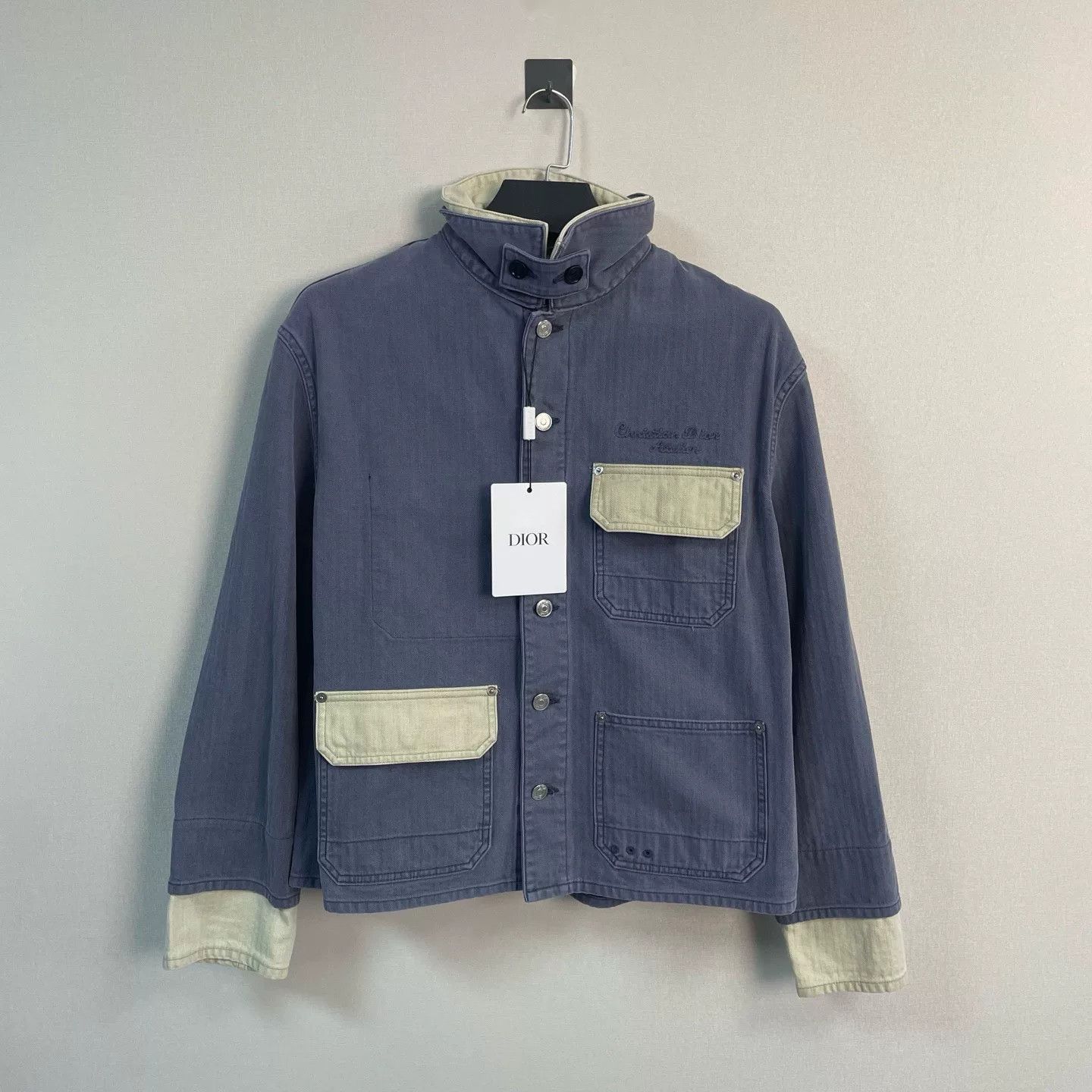 Dior Dior Embroidered Denim Jacket Size 50 Size US M / EU 48-50 / 2 - 2 Thumbnail