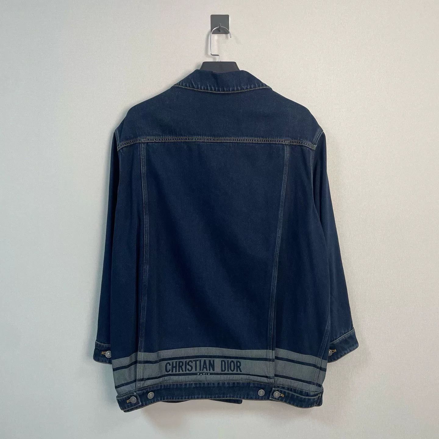 Dior Dior Logo Striped Denim Jacket Size IT 44 Size M / US 6-8 / IT 42-44 - 3 Thumbnail