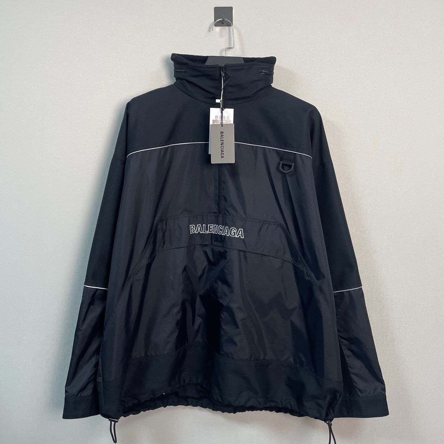 Balenciaga Balenciaga Logo Embroidery Half-Zip Windbreaker Size M Size US M / EU 48-50 / 2 - 2 Thumbnail