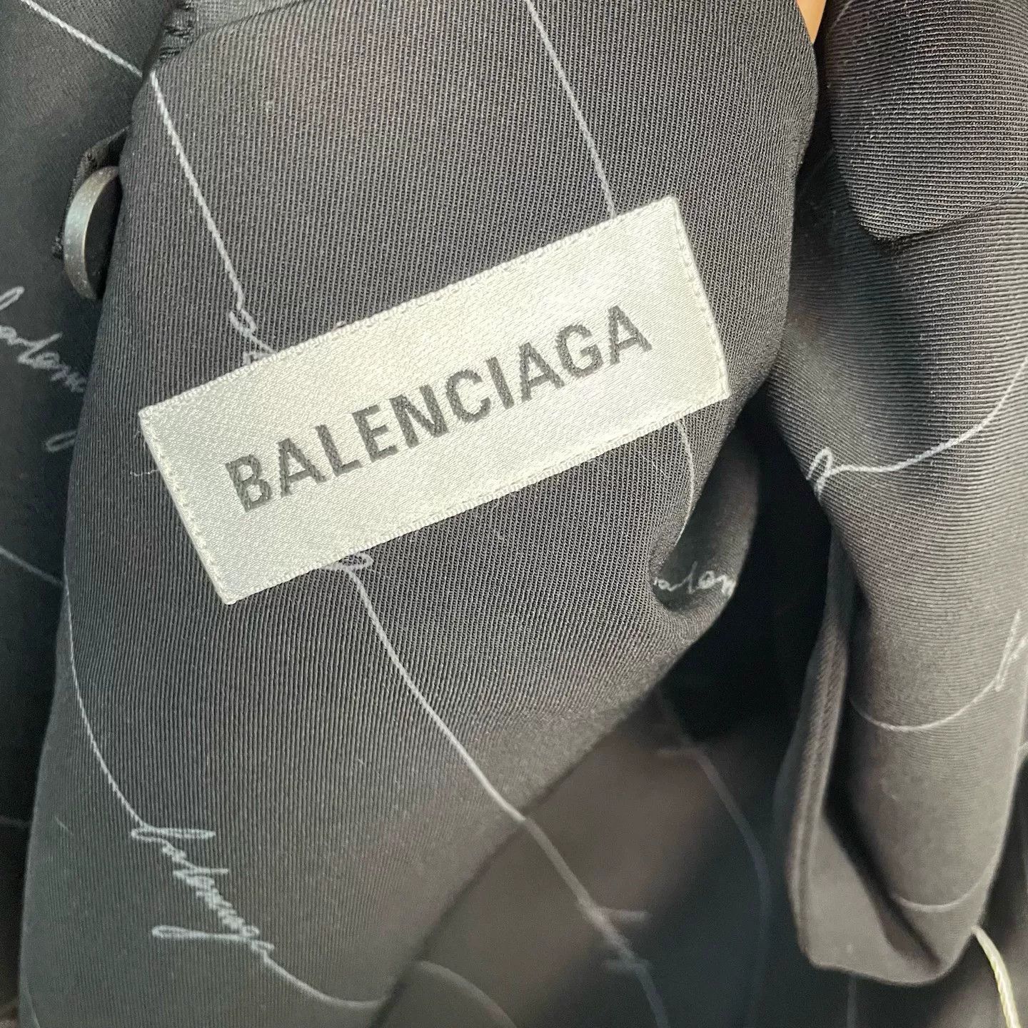 Balenciaga Balenciaga Script Logo Blazer Size 34 Size XS / US 0-2 / IT 36-38 - 4 Thumbnail