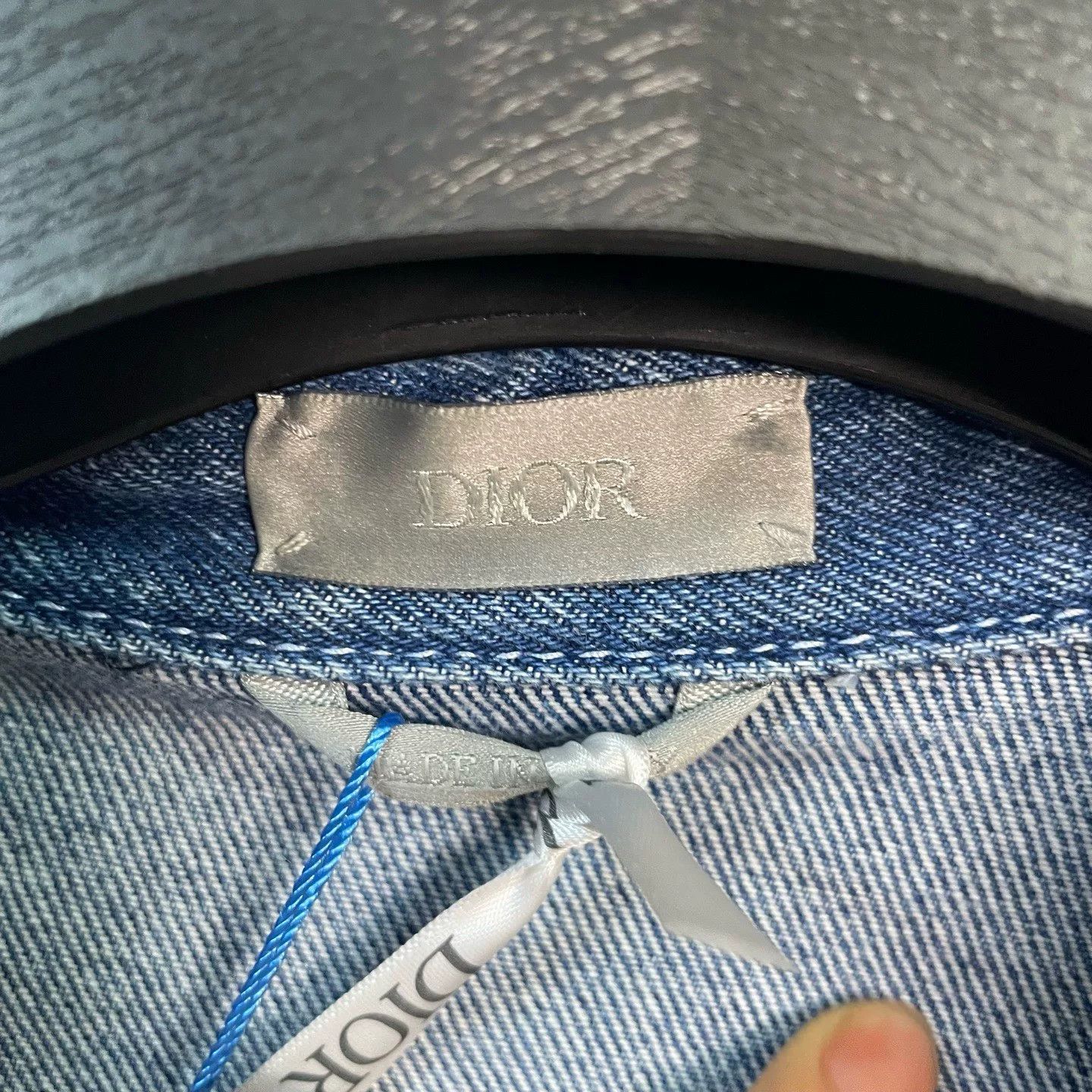 Dior Dior Logo Embroidery Denim Jacket Size 52 Size US L / EU 52-54 / 3 - 4 Thumbnail