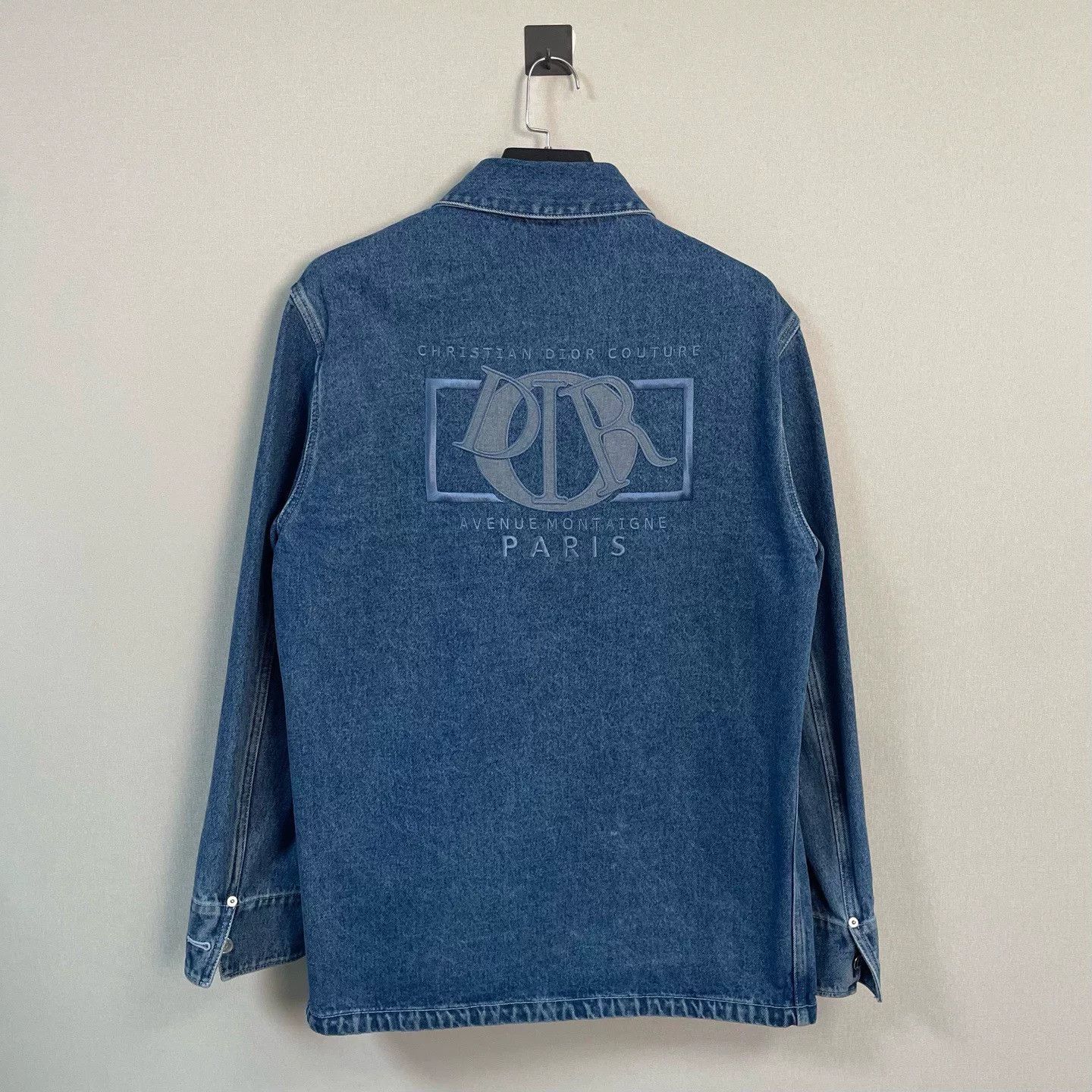 Dior Dior Logo Embroidery Denim Jacket Size 52 Size US L / EU 52-54 / 3 - 3 Thumbnail