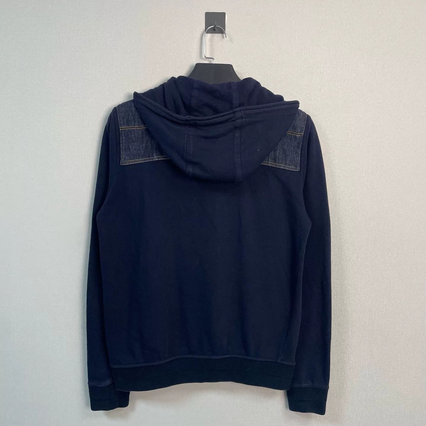 Dior Dior Denim Panel Full Zip Hoodie Size S Size US S / EU 44-46 / 1 - 3 Thumbnail