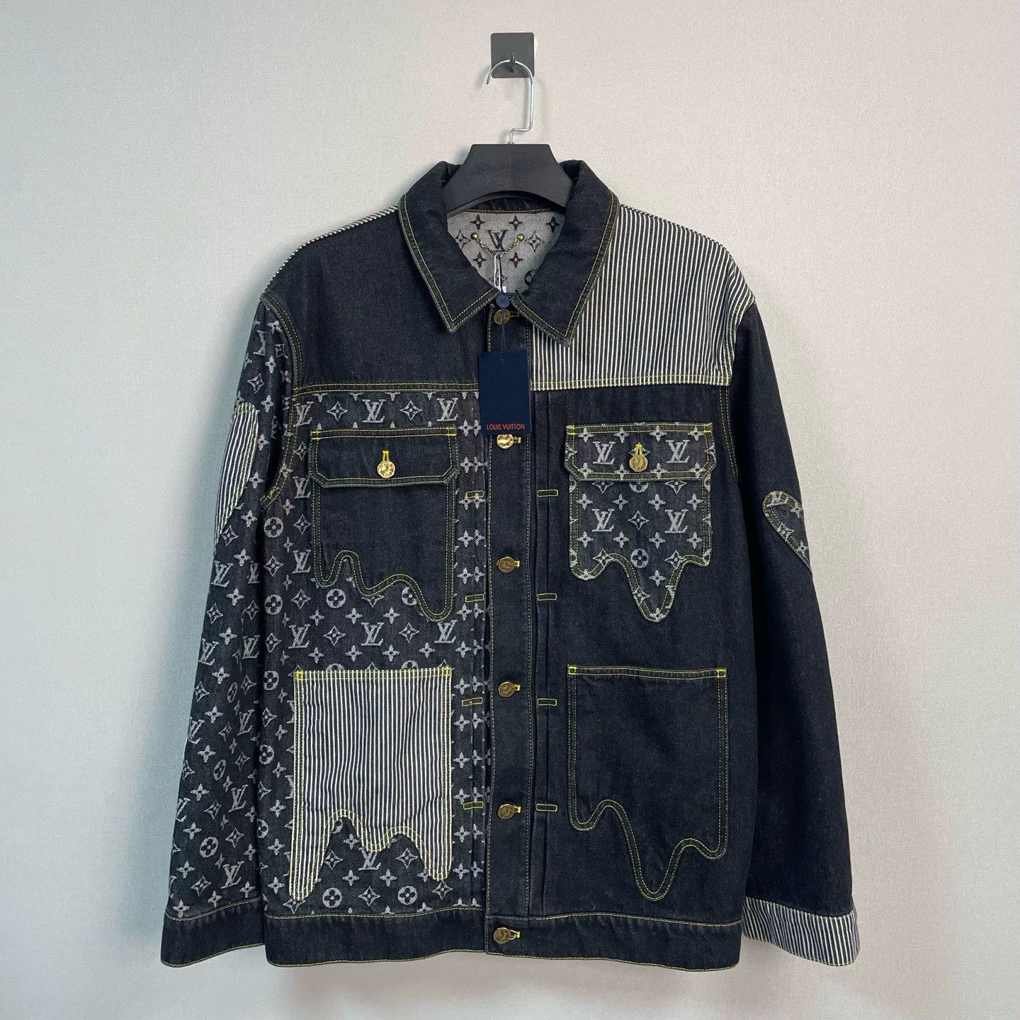 Louis Vuitton Louis Vuitton Monogram Denim Jacket Size L Size US L / EU 52-54 / 3 - 2 Thumbnail