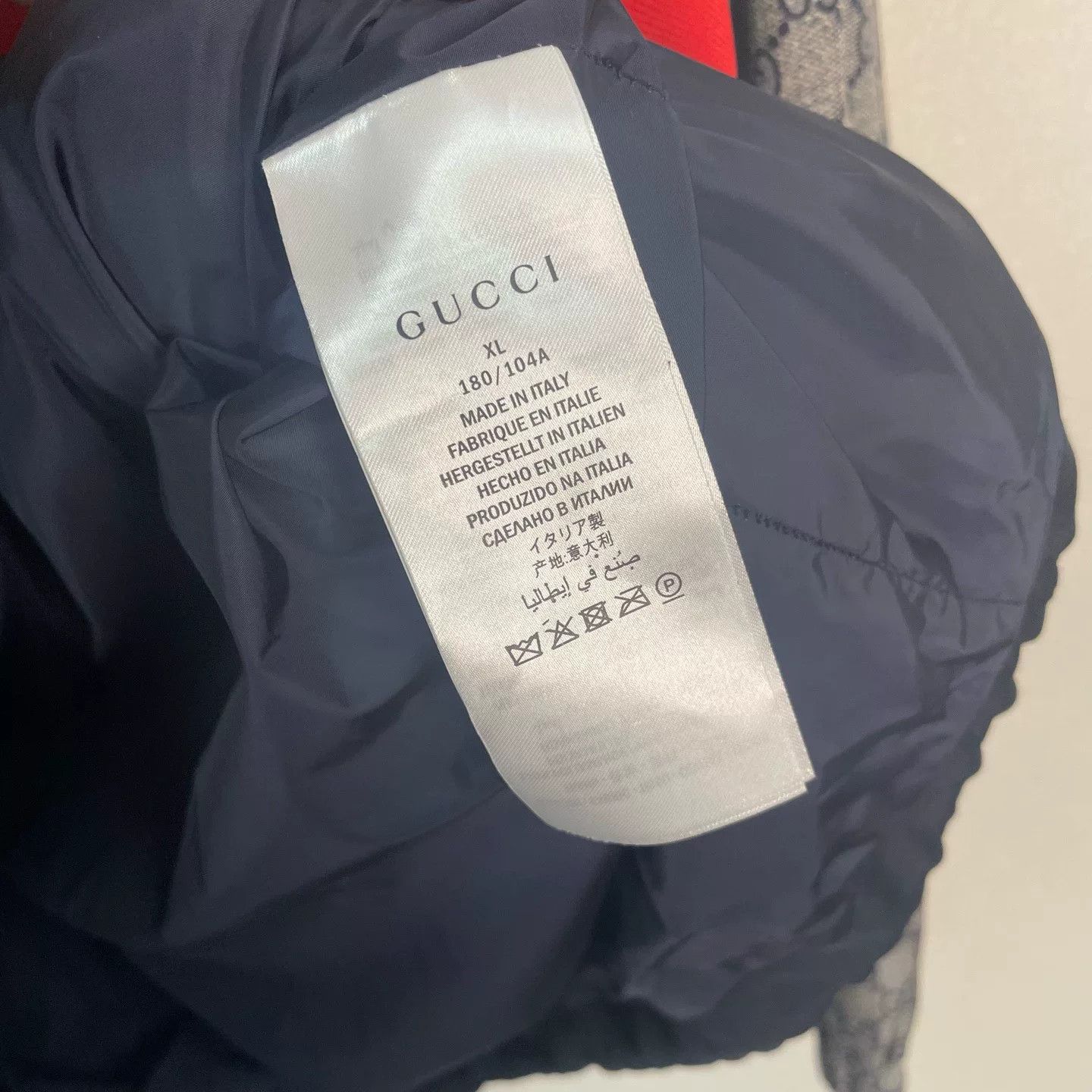 Gucci Gucci Monogram Web Stripe Jacket Size XL Size US XL / EU 56 / 4 - 5 Thumbnail
