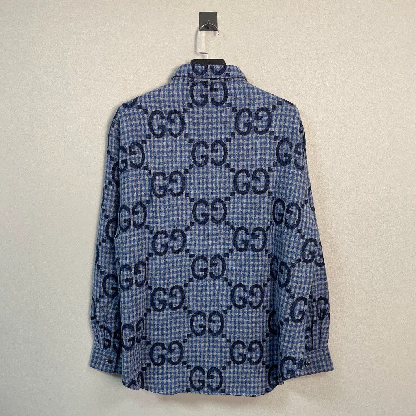 Gucci Gucci GG Check Button Up Shirt Size L Size US L / EU 52-54 / 3 - 3 Thumbnail