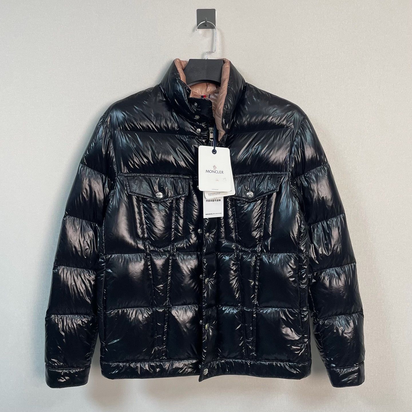 Moncler Moncler Shiny Down Jacket Size L Size US L / EU 52-54 / 3 - 2 Thumbnail