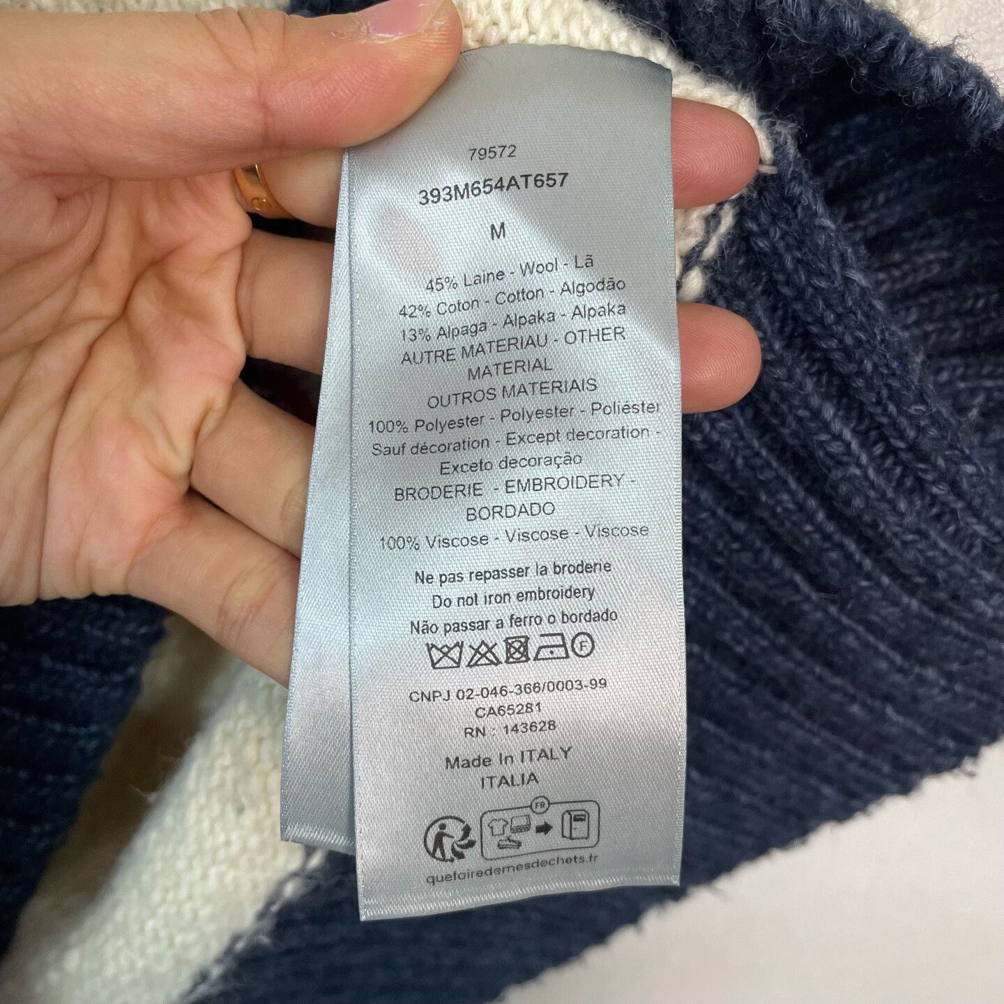 Dior Dior x Denim Tears Knit Vest Size M Size US M / EU 48-50 / 2 - 5 Thumbnail