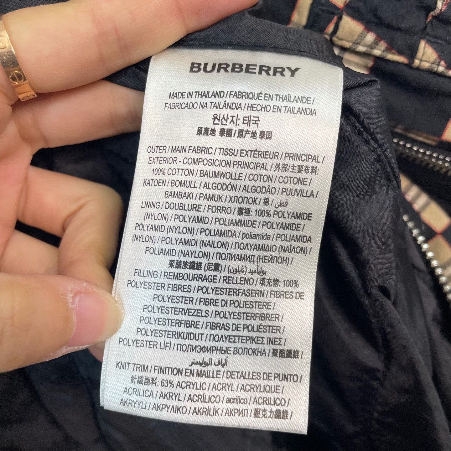 Burberry Burberry Check Print Bomber Jacket Size M Size US M / EU 48-50 / 2 - 5 Thumbnail