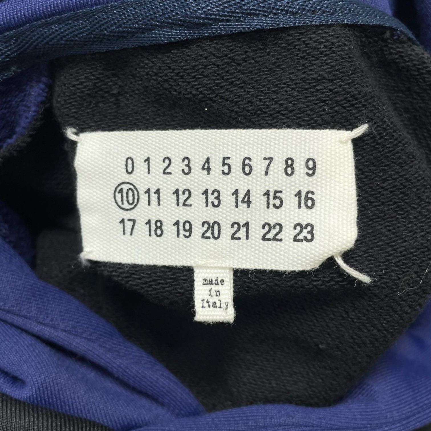 Maison Margiela Colorblock Hooded Sweatshirt Black Purple Size US M / EU 48-50 / 2 - 3 Thumbnail